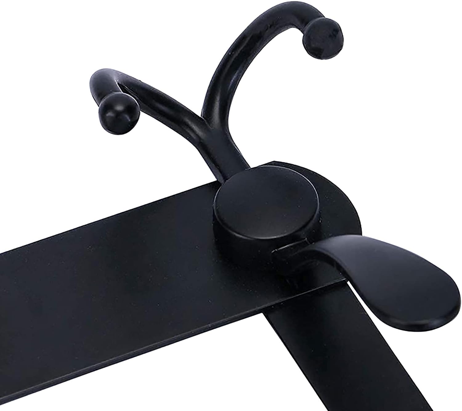 Over The Door Hooks,Coat Rack for Hanging Clothes Hat Towel (Heavy Duty Black 1pcs) … - Image 2